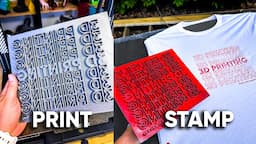 Goodbye Screen Printing - 3D Printed T-Shirts!