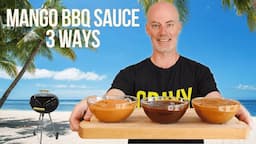 🔥Mango BBQ Sauce🔥| How to Make Mango Barbecue Sauce | Tropical Spicy BBQ Sauce | Homemade BBQ Sauce