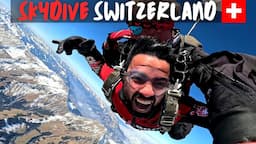 AMAZING Skydiving Experience in SWITZERLAND | SWISS ALPS