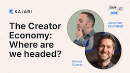 The Creator Economy: Where are we Headed? with Kenny Rueter, Jonathan Cronstedt, and Sean Kim