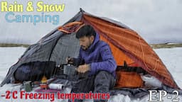 7 Days Camping In Rain & Snow | Extreme Cold Weather Camping | Snow Camping In Uttarakhand Forest