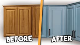 DIY Kitchen Cabinet Painting | the CHEAP & EASY way!