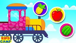 The Fruit Train 🍓 | Educational Videos For Kids By KidsCamp