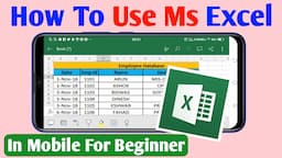 how to use ms excel in android mobile | data entry using form in microsoft excel |