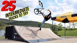 25 INTERMEDIATE BMX TRICKS!