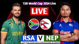 NEPAL VS SOUTH AFRICA ICC T20 WORLD CUP 31ST MATCH 2024 || NEPAL VS SA T20 WORLD CUP MATCH 2024 LIVE