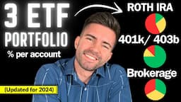 Investing Best 3 ETF Portfolio in ROTH IRA vs Brokerage vs 401k