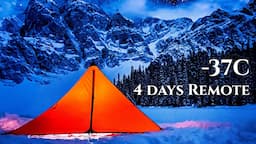 41 KM Winter Camping Slog Through The Rockies | I was so underprepared...