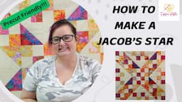 Let's make Jacob's Star together!! Grab some 10inch squares ansd lets get sewing!! Beginner Friendly