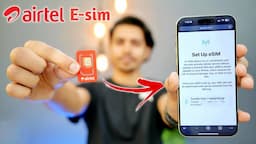 Airtel ESim Activate 2024 | Airtel esim Activate kaise kare |How to activate Airtel esim iphone 2024