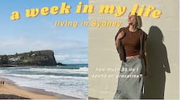 A week in my life living in Sydney, Australia | How much $$ I spend on groceries!