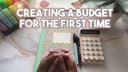 Create a budget for the first time. 10 EASY STEPS! Cash budgeting 101.