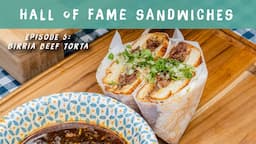 Perfect Birria Beef Torta Recipe | Hall of Fame Sandwiches | Chef Matt Basile | Summer BBQ