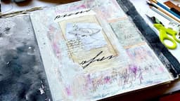 Mixed Media Art Ladies Hand Journaling Demo