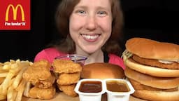 ASMR McDONALD'S FEAST MUKBANG (Mega Collab!) EATING SOUNDS