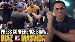 Chael Sonnen responds: Diaz vs Masvidal Press Conference Brawl