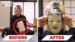 The Process of Making Traditional Noh Masks | THE SAMURAI TOUCH | SAMURAI VS NINJA