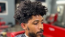 BARBER TUTORIAL : TAPER FADE CURLY HAIR