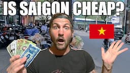 How CHEAP Is SAIGON? A Day of Budget Travel In Vietnam 🇻🇳 phụ đề tiếng việt