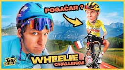 We did a (secret) WHEELIE with TADEJ POGACAR | TOUR DE FRANCE 2024 #1