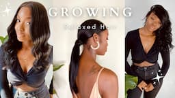 The Ultimate Hair Growth Tips: Growing Relaxed Hair Beyond Bra Strap Length | April Sunny