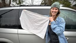 How to Make Curtains for your Campervan | Homemade Velcro Curtains