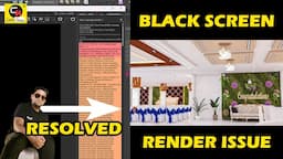 3ds max black screen problem | Vray 6 Rendering | Career Hacks