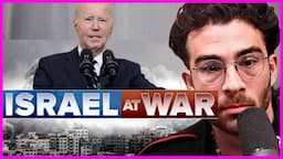 President Biden delivers remarks on the Israel-Hamas conflict | HasanAbi reacts