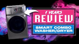 ✅ All In One Smart Washer Dryer Combo - GE UltraFast - 1yr Review - No Venting, Gas or 240v