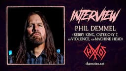 "It has been a great tour in Europe playing with Kerry King" - Interview with Phil Demmel