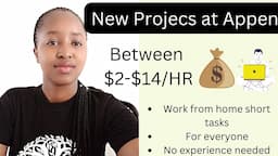 Up to $14/Project. Sign up at Appen and Start Working on Projects./ Beginner Friendly.