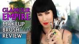 Trying out the Glamour Empire Makeup Brushes | Avelina De Moray