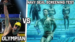 Olympic Swimmer Attempts the Navy Seal Screening Test