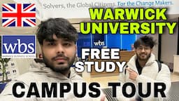 WARWICK UNIVERSITY Campus Tour | How To STUDY FREE at Warwick University | Top Business School in UK