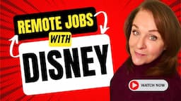 How to Find REMOTE JOBS with DISNEY!