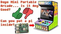 Mini Portable Emulation Arcade Machine - Doyo 10.1 Inch Classic Arcade