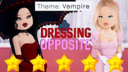 DRESSING OPPOSITE IN ROBLOX DRESS TO IMPRESS! | PearlLilac