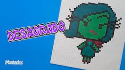 COMO DIBUJAR A DESAGRADO DE INTENSAMENTE 2 PIXEL ART - PIXELADOS