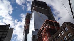 The Hudson Yards filmed Monday January 18 2021