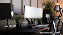 Minimalistic Music Studio Setup & Desk Tour (2022)