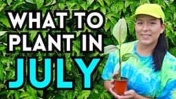 Everything You Can Plant Right NOW In July // Summer Garden Ideas // Fall Garden Seed Sowing