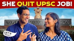 She QUIT a UPSC (Government) job in India (No Clickbait!) @AyushiChand