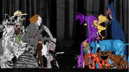 Catnap, Smilling, Dogday vs Pennywise, Jason, Freddy, Zoonomaly - Animation Drawing Cartoon 2