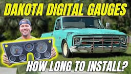 Old Truck restoration project  | Installing Dakota Digital Gauges