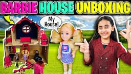 Unboxing: BARBIE Doll House | PART-3😍| Doll House for Girls | #samayranarula #unboxing #dollhouse