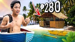 P280 vs P54,000 ISLAND HOTEL!! (Low budget vs Expensive)