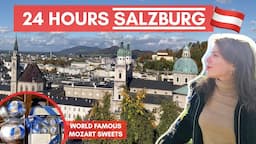 24 hrs in SALZBURG, Austria | Shopping, Sightseeing, good Food ♥️🇦🇹