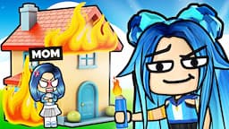 Listen to MOM or NOT... Roblox Don't Burn The House Down!