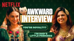 Aditi Rao Hydari & @aishmrj: AWKWARD INTERVIEWS, Heeramandi & Sanjay Leela Bhansali 👀