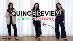 *Petite* Quince Spring & Summer Try-On Review 2024 || KEEP VS RETURN